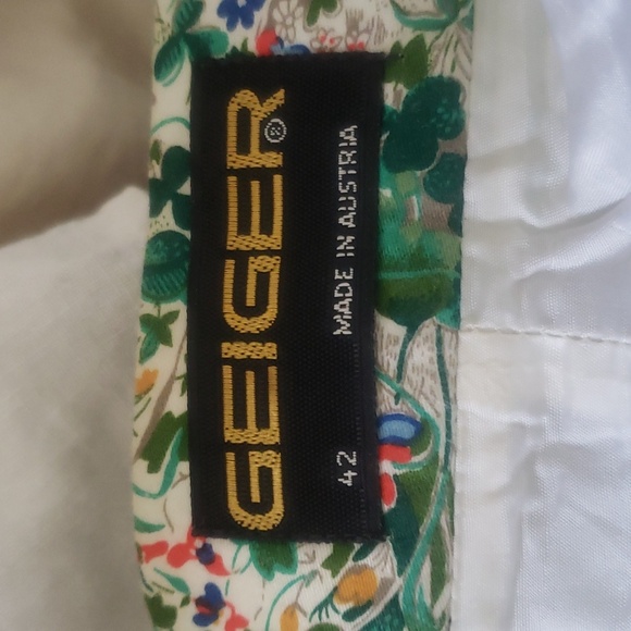 Floral cotton midi skirt - Picture 4 of 5